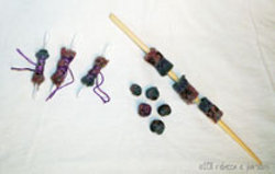 Recycled Wool Sweater Beads
