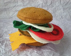 Felt Hamburger Tutorial