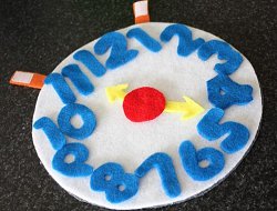 Felt Learning Clock