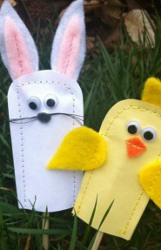 Easter Bunny Finger Puppets