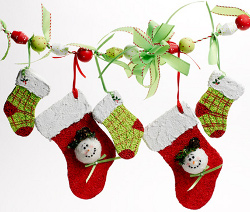 Foam Stocking Garland