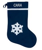 Glow in the Dark Snowflake Stocking