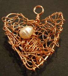 Wire Heart Pendant