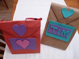 Easy Valentine Bags