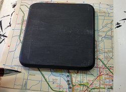 Mod Podge Map Coasters