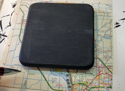 Mod Podge Map Coasters