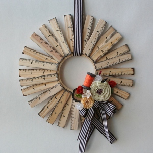 Measure for Measure Teacher Wreath