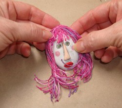 Recycled Glue Muse Doll