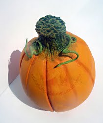 Halloween Paperclay Pumpkin
