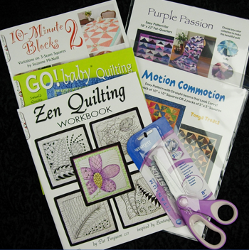 Collection of Quilting Books, Patterns and Westcott Scissors Giveaway