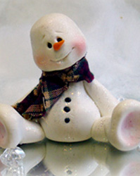 Polymer Clay Snowman