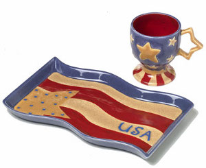 Star Spangled Coffee Server Set