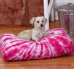 Tie-Dye Dog Bed