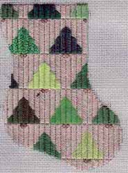 Pine Trees Mini-Sock