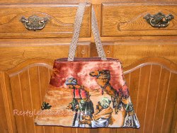 Repurposed Fabric Tote