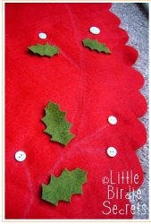 Embroider A Christmas Tree Skirt