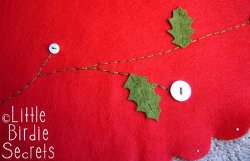 Embroider A Christmas Tree Skirt