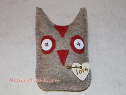 Recycled Wool Owl