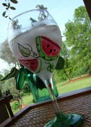 Whimsical Watermelon Drinking Goblet