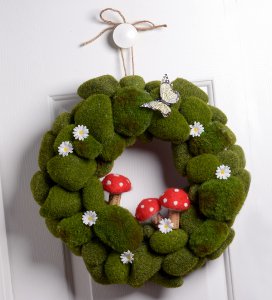 Green as Spring DIY Wreath