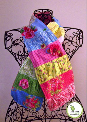 Patchwork Scarf and Scarflette