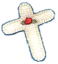 Cross Felt Ornament