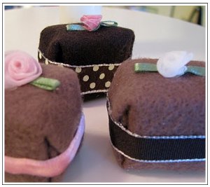 Felt Cake and Brownies