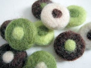 Spot On Needle Felted Beads