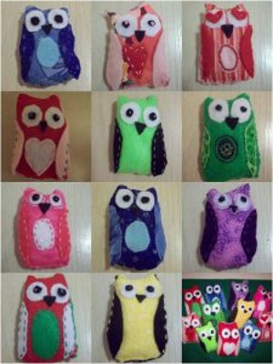 felt owls