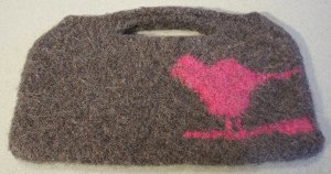 Felted Sparrow Handbag