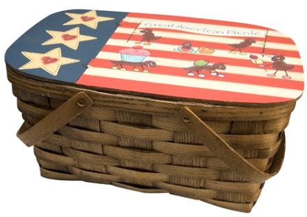 American Picnic Basket