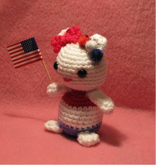 Amigurumi 4th of July Kitty 2