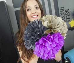 Giant Tissue Paper Flowers Made Easy