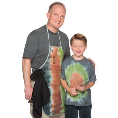 Tie-Dye Camo Shirt an Apron