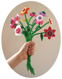 Felt Flower Bouquet