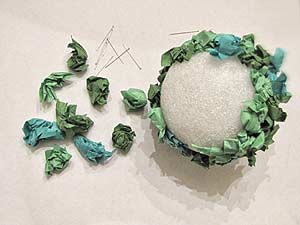 Tissue Paper Topiary Ball
