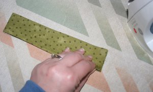 No Sew Fabric Bookmarks