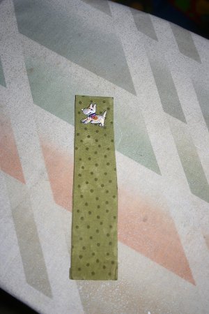 No Sew Fabric Bookmarks