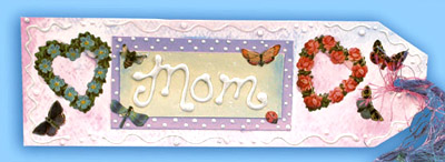 Painted Bookmark for Mom
