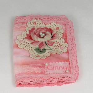 Victorian Fabric Greeting Card