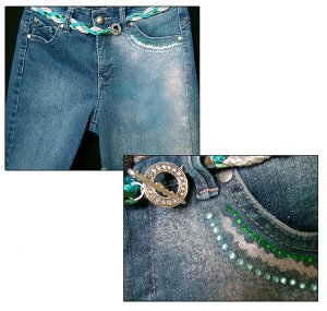 embellished jeans