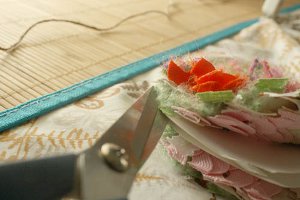 Fabric Scrap Pom Pop