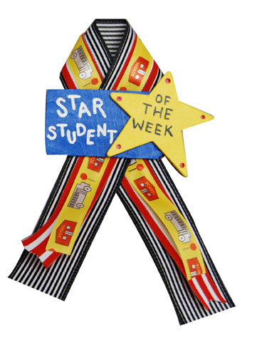 Star Student Ribbon Badge