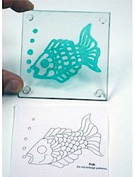 Painted Fish Coaster