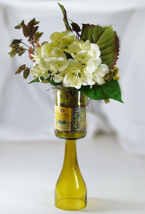 Wine Bottle Topiary