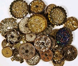 Glittery Buttons