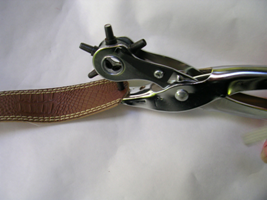 Recycled Belt Bracelets Step 2