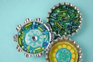 A Garden of Bottle Caps