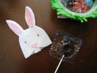 Easter Bunny Lollipop Cozy