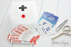Milk Jug First Aid Kit
